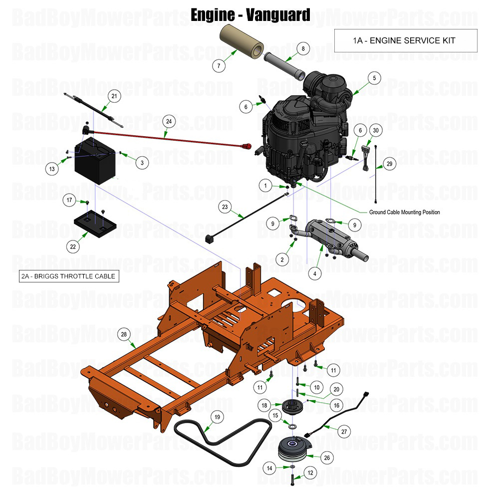 2025 Maverick HD - Engine - Vanguard EFI